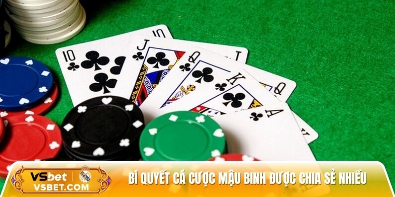 Bí quyết cá cược mậu binh được chia sẻ nhiều